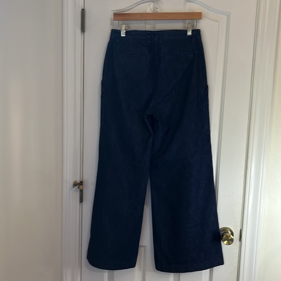 Joe Fresh | Super Wide Leg Dark Wash Trouser Denim Jean Size 6 Casual 90s y2k - Picture 6 of 10